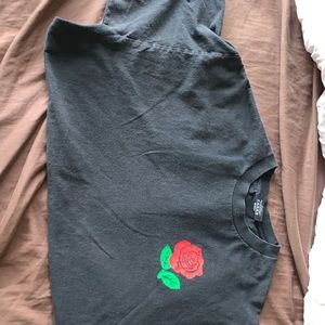 XL the hundreds rose shirt black